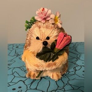 Hedgehog Woodland Bristle Sisal Straw Spring Easter Decor